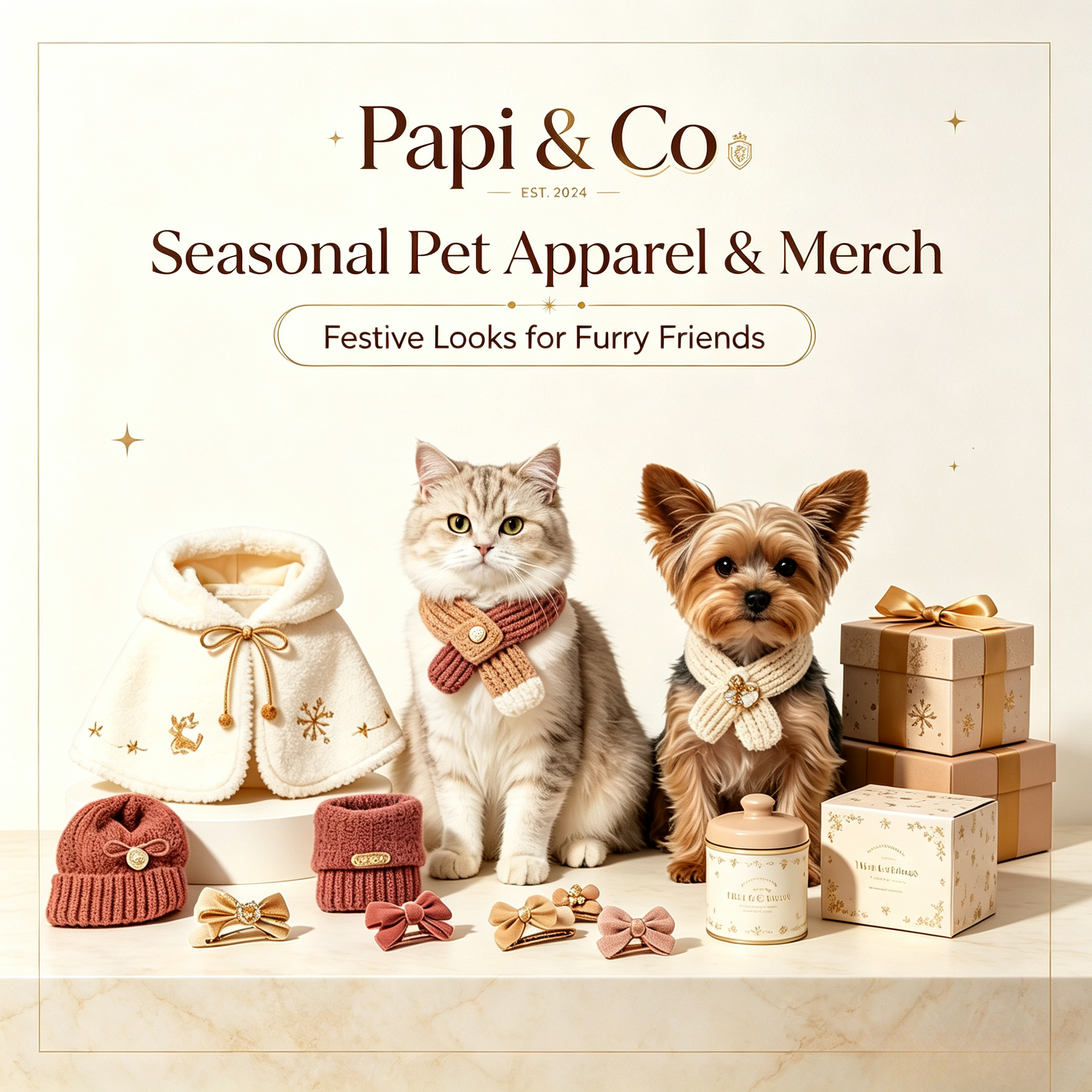 Seasonal Pet Apparel & Merch