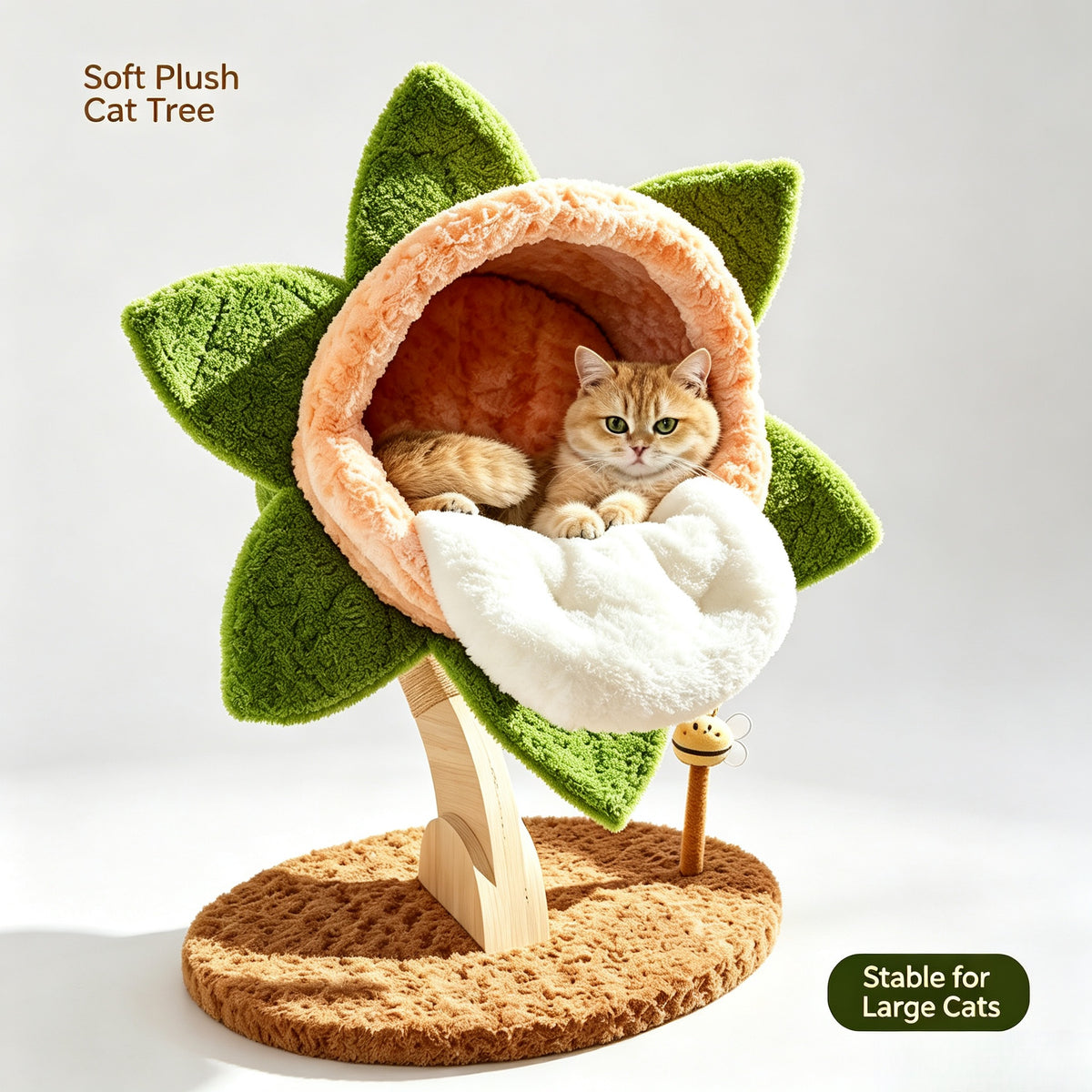 Flower Cat Tree House — A Cozy Resting Spot for Your Cat｜Papi&Co