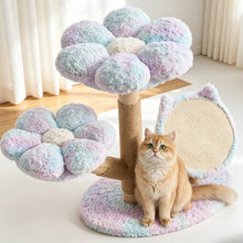 Flower Cat Tree with Plush Perches & Cat Ear Sisal Scratcher｜Papi & Co